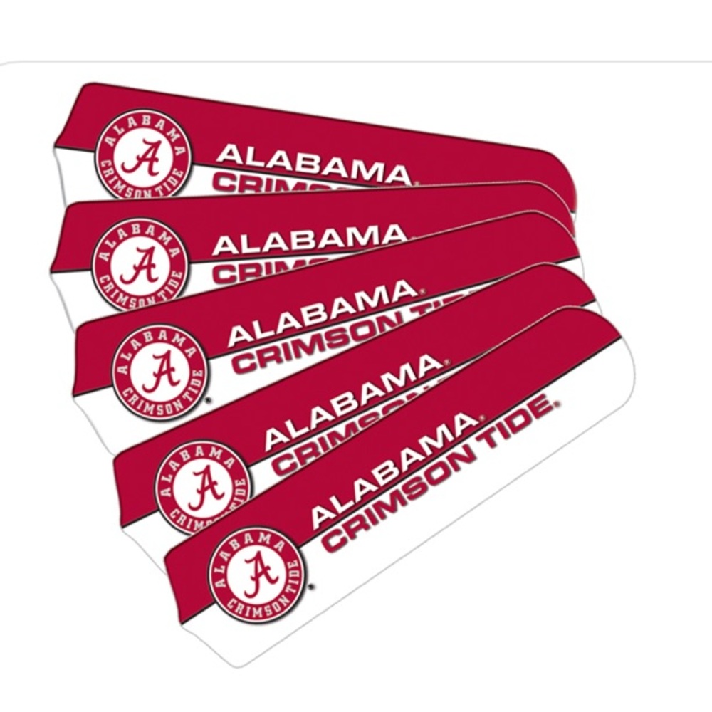 NCAA Alabama Crimson Tide Ceiling Fan 
21” Blade Set (Discontinued)